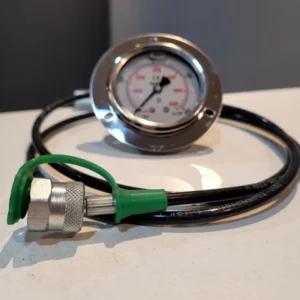 Manguera de testeo y punto de medición